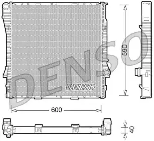 DRM05114 DENSO Радиатор, охлаждение двигателя DRM05114 DENSO Радиатор, охлаждение двигателя