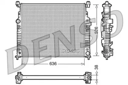 DRM17006 DENSO Радиатор, охлаждение двигателя DRM17006 DENSO Радиатор, охлаждение двигателя