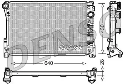 DRM17043 DENSO Радиатор, охлаждение двигателя DRM17043 DENSO Радиатор, охлаждение двигателя