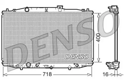 DRM40024 DENSO Радиатор, охлаждение двигателя DRM40024 DENSO Радиатор, охлаждение двигателя