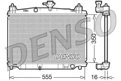 DRM44016 DENSO Радиатор, охлаждение двигателя DRM44016 DENSO Радиатор, охлаждение двигателя