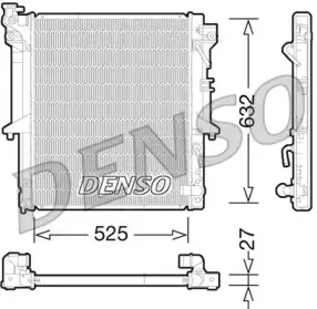 DRM45035 DENSO Радиатор, охлаждение двигателя DRM45035 DENSO Радиатор, охлаждение двигателя