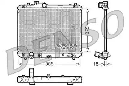 DRM47007 DENSO Радиатор, охлаждение двигателя DRM47007 DENSO Радиатор, охлаждение двигателя
