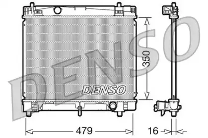 DRM50008 DENSO Радиатор, охлаждение двигателя DRM50008 DENSO Радиатор, охлаждение двигателя
