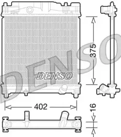 DRM50077 DENSO Радиатор, охлаждение двигателя DRM50077 DENSO Радиатор, охлаждение двигателя