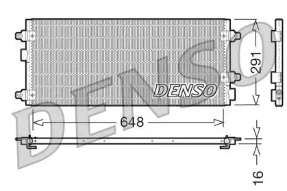 DCN13003 DENSO Конденсатор, кондиционер DCN13003 DENSO Конденсатор, кондиционер