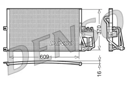 DCN20029 DENSO Конденсатор, кондиционер DCN20029 DENSO Конденсатор, кондиционер