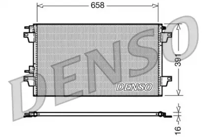 DCN23018 DENSO Конденсатор, кондиционер DCN23018 DENSO Конденсатор, кондиционер