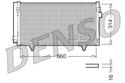DCN36003 DENSO Конденсатор, кондиционер DCN36003 DENSO Конденсатор, кондиционер