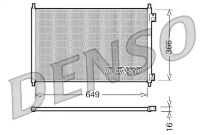 DCN40006 DENSO Конденсатор, кондиционер DCN40006 DENSO Конденсатор, кондиционер