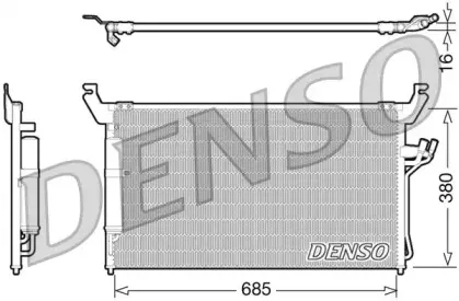 DCN46013 DENSO Конденсатор, кондиционер DCN46013 DENSO Конденсатор, кондиционер