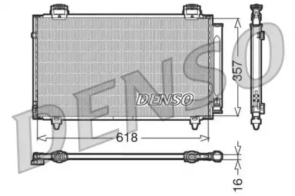 DCN50004 DENSO Конденсатор, кондиционер DCN50004 DENSO Конденсатор, кондиционер