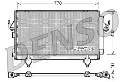DCN50031 DENSO Конденсатор, кондиционер DCN50031 DENSO Конденсатор, кондиционер