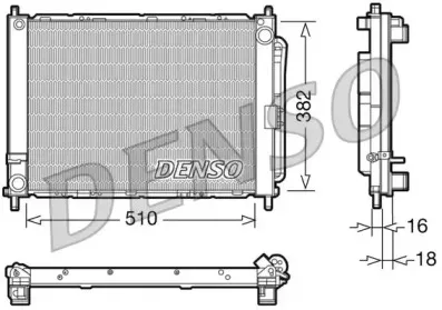 DRM23102 DENSO модуль охлаждения DRM23102 DENSO модуль охлаждения