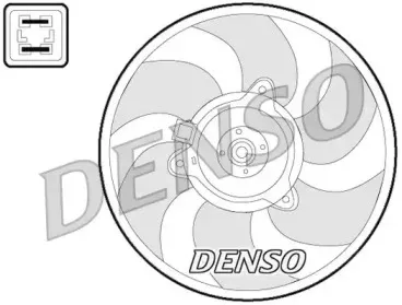 DER07008 DENSO Вентилятор, охлаждение двигателя DER07008 DENSO Вентилятор, охлаждение двигателя