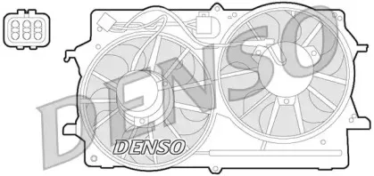 DER10007 DENSO Вентилятор, охлаждение двигателя DER10007 DENSO Вентилятор, охлаждение двигателя