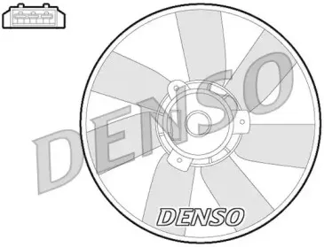 DER32013 DENSO Вентилятор, охлаждение двигателя DER32013 DENSO Вентилятор, охлаждение двигателя