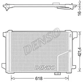 DCN17035 DENSO Конденсатор, кондиционер DCN17035 DENSO Конденсатор, кондиционер