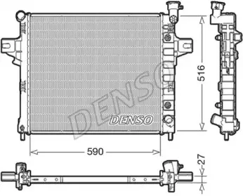 DRM06031 DENSO Радиатор, охлаждение двигателя DRM06031 DENSO Радиатор, охлаждение двигателя