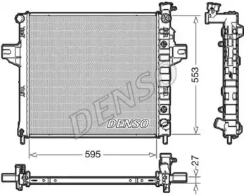 DRM06032 DENSO Радиатор, охлаждение двигателя DRM06032 DENSO Радиатор, охлаждение двигателя