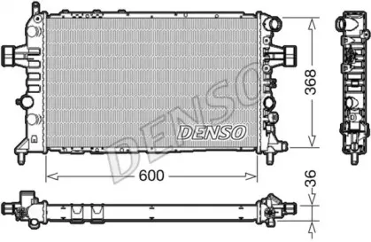 DRM20112 DENSO Радиатор, охлаждение двигателя DRM20112 DENSO Радиатор, охлаждение двигателя