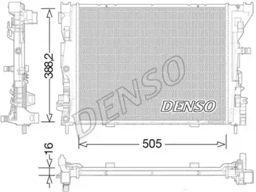 DRM23035 DENSO Радиатор, охлаждение двигателя DRM23035 DENSO Радиатор, охлаждение двигателя