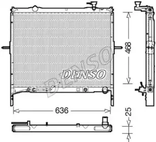 DRM43002 DENSO Радиатор, охлаждение двигателя DRM43002 DENSO Радиатор, охлаждение двигателя