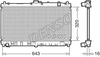DRM44031 DENSO Радиатор, охлаждение двигателя DRM44031 DENSO Радиатор, охлаждение двигателя