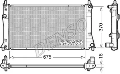 DRM44035 DENSO Радиатор, охлаждение двигателя DRM44035 DENSO Радиатор, охлаждение двигателя