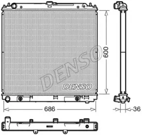 DRM46042 DENSO Радиатор, охлаждение двигателя DRM46042 DENSO Радиатор, охлаждение двигателя
