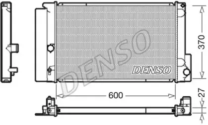 DRM50087 DENSO Радиатор, охлаждение двигателя DRM50087 DENSO Радиатор, охлаждение двигателя