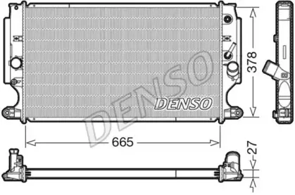 DRM50088 DENSO Радиатор, охлаждение двигателя DRM50088 DENSO Радиатор, охлаждение двигателя