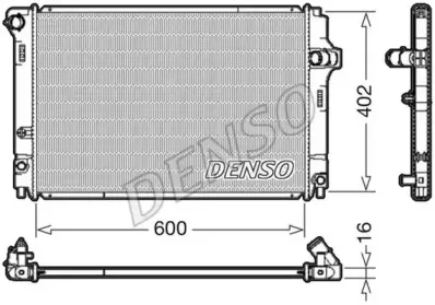 DRM50089 DENSO Радиатор, охлаждение двигателя DRM50089 DENSO Радиатор, охлаждение двигателя