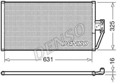 DCN05021 DENSO Конденсатор, кондиционер DCN05021 DENSO Конденсатор, кондиционер