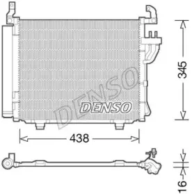 DCN41003 DENSO Конденсатор, кондиционер DCN41003 DENSO Конденсатор, кондиционер