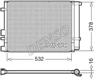 DCN41006 DENSO Конденсатор, кондиционер DCN41006 DENSO Конденсатор, кондиционер