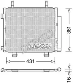 DCN47004 DENSO Конденсатор, кондиционер DCN47004 DENSO Конденсатор, кондиционер