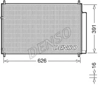 DCN50041 DENSO Конденсатор, кондиционер DCN50041 DENSO Конденсатор, кондиционер