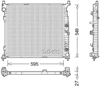 DRM17055 DENSO Радиатор, охлаждение двигателя DRM17055 DENSO Радиатор, охлаждение двигателя