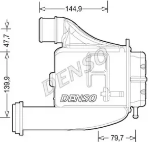 DIT12006 DENSO Интеркулер DIT12006 DENSO Интеркулер