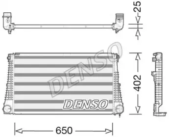 DIT06003 DENSO Интеркулер DIT06003 DENSO Интеркулер