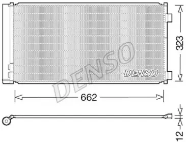 DCN05103 DENSO Конденсатор, кондиционер DCN05103 DENSO Конденсатор, кондиционер