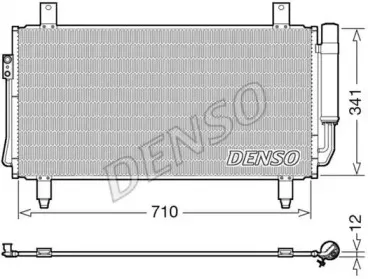 DCN45006 DENSO Конденсатор, кондиционер DCN45006 DENSO Конденсатор, кондиционер