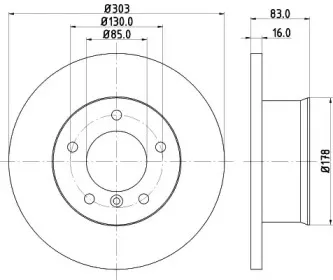 MDC671 MINTEX Тормозной диск MDC671 MINTEX Тормозной диск