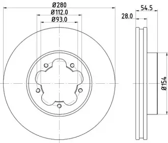 MDC1759 MINTEX Тормозной диск MDC1759 MINTEX Тормозной диск