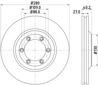 MDC2078 MINTEX Тормозной диск MDC2078 MINTEX Тормозной диск