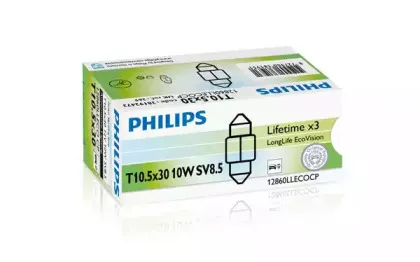12860LLECOCP PHILIPS Лампа накаливания, oсвещение салона 12860LLECOCP PHILIPS Лампа накаливания, oсвещение салона