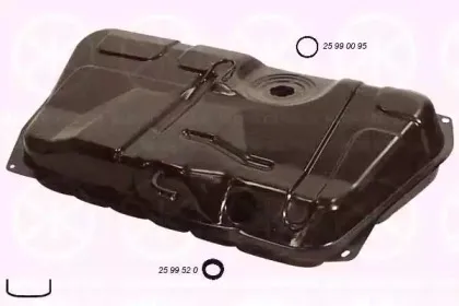 2530009 KLOKKERHOLM Топливный бак 2530009 KLOKKERHOLM Топливный бак