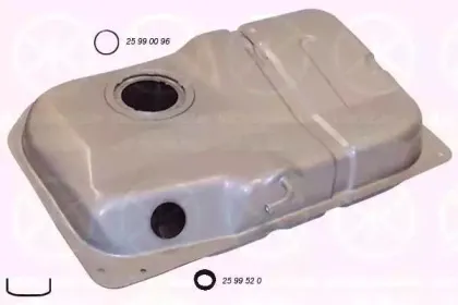 2562007 KLOKKERHOLM Топливный бак 2562007 KLOKKERHOLM Топливный бак