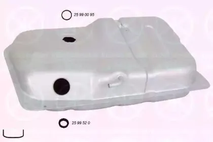 2562009 KLOKKERHOLM Топливный бак 2562009 KLOKKERHOLM Топливный бак